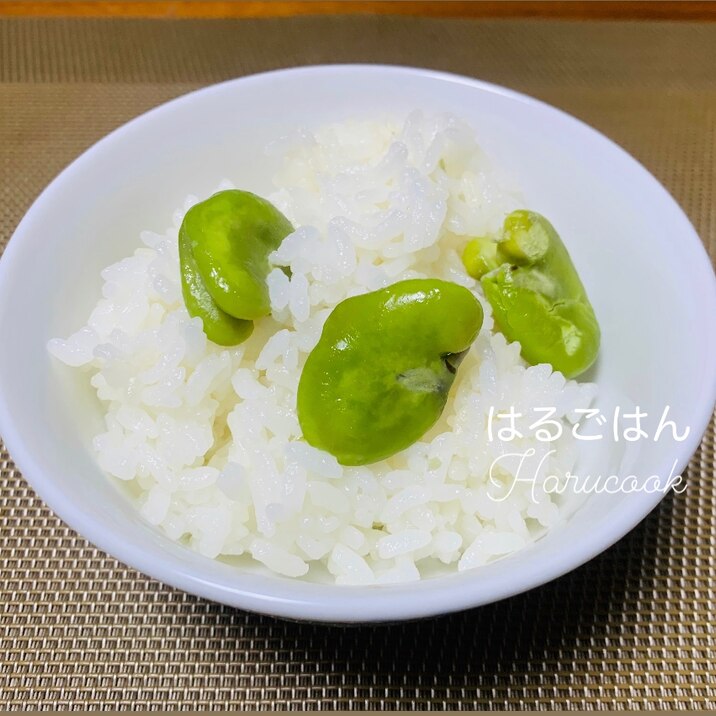 そら豆ごはん